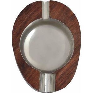 Cenicero de Madera de Lujo Hecho a Mano con Acabado Liso, Recipiente Redondo para Pipas, Plato para Fumadores, Ecológico, Duradero y Decorativo - Product Image 2