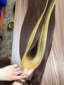 Venta al por mayor de extensiones de cabello humano de trama Remy vietnamita crudo y cierre conjunto de extensiones de cabello humano liso y sedoso de proveedor de confianza - Product Image 3