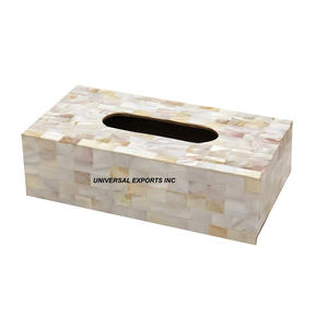 Boîte à mouchoirs en bois de table faite à la main en gros porte-mouchoirs de luxe forme rectangulaire nouvelle boîte à mouchoirs en bois de luxe - Product Image 1