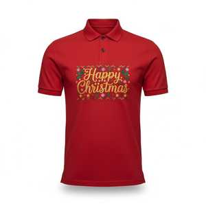 เสื้อยืดคริสต์มาสคุณภาพสูง เนื้อผ้าฝ้ายนุ่ม ระบายอากาศได้ดี น้ำหนัก 180 กรัม ลายจุด พร้อมลายพิมพ์สดใสและเต็มไปด้วยความรื่นเริงที่คงความสดใส - Product Image 4