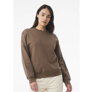 Carta 3D bordado venta al por mayor mujer sudadera personalizada hombres cuello redondo cinta polar invierno pulóver sudadera - Product Image 1