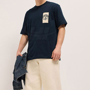 เสื้อยืดโอเวอร์ไซส์ดีไซน์ยอดนิยมสำหรับผู้ชาย สีและโลโก้ปรับแต่งได้ ผ้าฝ้าย 100% ระบายอากาศ แห้งเร็ว คุณภาพสูง - Product Image 6