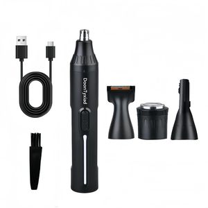 Recortadora de Vello Facial Portátil y Recargable para Hombres y Mujeres, Cuchillas de Doble Filo para un Corte Suave, Fuente de Alimentación USB para Uso en el Automóvil - Product Image 2