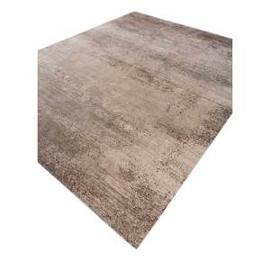 Alfombra Kavi Ivory Afterglow de Lana y Seda de Bambú Anudada a Mano con Patrón Abstracto para Decoración de Sala de Estar, Eskm-04 - Product Image 2