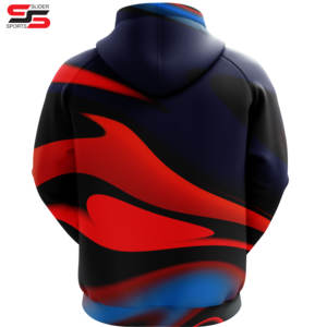 Sweat à capuche en polaire vierge sublimation de haute qualité, sweat à capuche surdimensionné grande taille pour hommes - Product Image 2