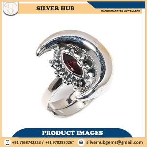 Attractive Gemstone 925 Solid Sterling <b>Silver</b> <b>Rings</b> Fine Jewelry <b>Adjustable</b> Size - Product Image 4