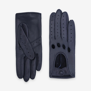 Alta calidad al por mayor personalizado para hombre de calidad superior guantes de cuero de conducción de moda negro dedo completo guantes de conducción - Product Image 3