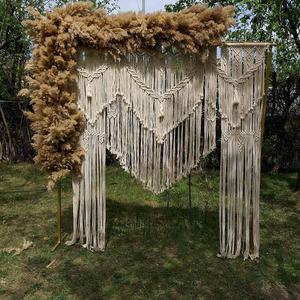 Hermosa Cortina Bohemia para Jardín, Fondo para Arco de Boda, Decoración de Pared con Elegante Diseño de Tapicería - Product Image 1