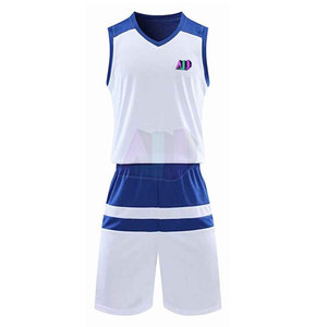 Ensembles d'uniformes de basketball légers et respirants en tissu maillé de polyester, améliorant la circulation de l'air et le confort du joueur - Product Image 1