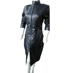 Nouvelle arrivée robe en cuir véritable décontractée respirante pour femmes/robe en cuir pakistanaise/robe en cuir pour femmes - Product Image 1