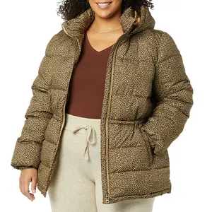 Nieuwe Elegante Ontwerp Op Maat Vrouwen Vrouwelijke Mode Winter Puffer Lange Parkas Donsjack Voor Dames Groothandelsprijs