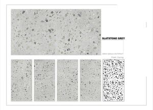 SLATSTONE GRIS 600x1200mm anti-dérapant antibactérien carreaux de céramique finition mate moderne Europe Style Villa intérieurs écoles décor - Product Image 2