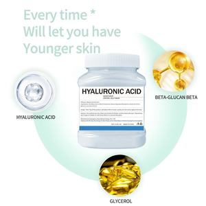 Mascarilla Facial de Ácido Hialurónico 500g, Polvo Suave, Gelatina Cristalina, Exfoliante, Nutritiva, Hidratante, Aclarante, con Aroma a Aloe, para Todo Tipo de Piel - Product Image 4
