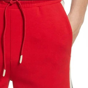 Pantalones cortos de secado rápido para hombre, informales, cómodos, de talla grande, de algodón, para correr, pantalones cortos de gimnasio, ropa para hombre, a rayas laterales, High Street - Product Image 4