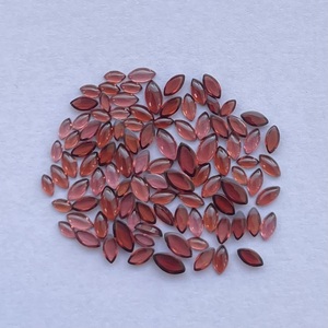 2mm 4mm 6mm naturel rouge grenat marquise lisse Cabochon lâche dos plat pierre précieuse prix de gros pierres semi-précieuses gemmes 2025 - Product Image 1