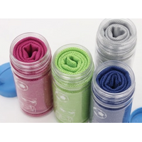 Cooling <b>Sports</b> <b>Towel</b> with Water Bottle - Product Image 2