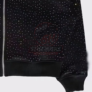 Sudaderas con Pedrería para Hombre, Diseño Personalizado, Alta Calidad, Color Sólido, Casual, Tallas Grandes, para Venta en Línea - Product Image 4