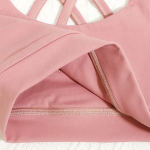 Wholesale Sport Solid Tank <b>Tops</b> Cropped Sports Wear High Quality Athletic Gym Bras - Product Image 5