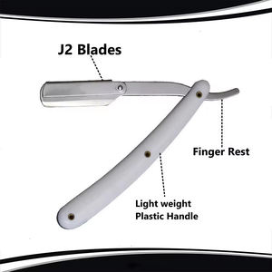 Navaja de Afeitar Profesional de Alta Calidad con Hoja Recta Plegable para Barbería, Navaja de Seguridad para Salón, para Depilación Profesional - Product Image 5