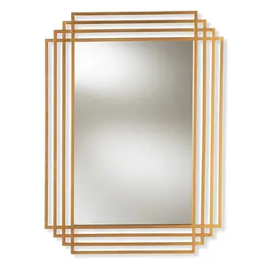 New Hot Modern Metal Wall <b>Mirror</b> in <b>Gold</b> Plated Latest Wall <b>Mirror</b> for Home Decoration New Metal Wall <b>Mirror</b> in Wholesale Price - Product Image 5