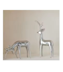 Sculpture en métal personnalisable Figurine humaine abstraite moderne Sculpture d'intérieur dorée Décoration de table Sculptures en métal - Product Image 4