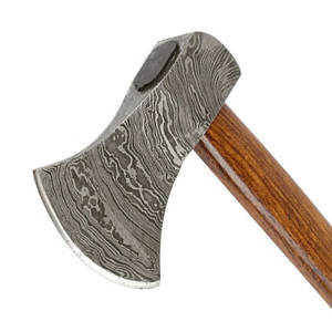 Hachas de Acero de Damasco de Lujo con Mango de Madera Natural para Colección, Regalo y Uso en Exteriores - Product Image 4