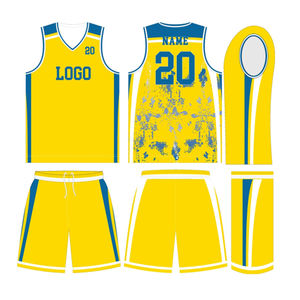 Conjuntos de camisetas de baloncesto para hombre personalizados, uniformes, ropa deportiva transpirable, equipo de entrenamiento para jóvenes universitarios, Kit de chándal - Product Image 3