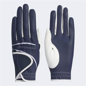 Guantes de golf al por mayor de cuero de oveja profesional logotipo personalizado gran oferta guantes de golf de mano izquierda de cuero Cabretta - Product Image 1