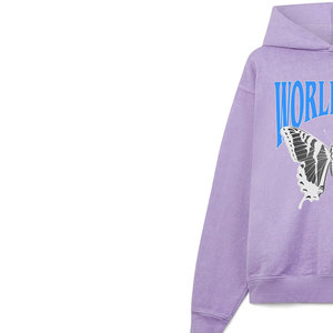 Sudadera con capucha de gran tamaño personalizada DTF DTG con estampado de diamantes de imitación para hombres, ropa de calle, Jersey, sudadera de moda - Product Image 6