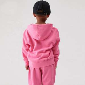Venta al por mayor de alta calidad de algodón Unisex niños chándales para niños de 2 piezas Jogging Suit/Sweatsuit Set para el invierno - Product Image 6