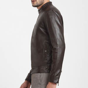 Chaqueta de cuero para hombre de sombra ligera de diseño único de nuevo estilo, fabricante de Pakistán, chaqueta de cuero de buena calidad para hombre - Product Image 2
