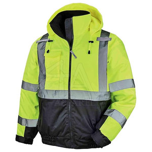 Veste de sécurité confortable pour hommes avec tissu haute visibilité pour une sécurité accrue dans des conditions de faible luminosité - Product Image 5