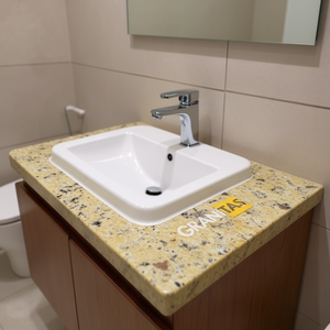 ท็อปครัวห้องน้ำแบบสั่งทำ ท็อปเคาน์เตอร์หินแกรนิตสำเร็จรูปจากหินธรรมชาติ-คารารา คาลาคัตตา สำหรับโครงการโรงแรม ขนาดตัดตามขนาดที่ต้องการ - Product Image 3