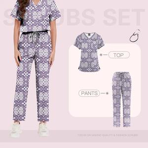 Costumes d'allaitement unisexe sur mesure uniformes d'hôpital d'été à séchage rapide robustes costumes de qualité prix de gros bon marché OEM Vaslcare - Product Image 2