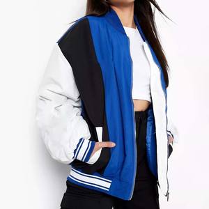 Retailer 2026 OEM ODM Service Long Sleeve Women Varsity <b>Jacket</b> <b>Ladies</b> <b>Cropped</b> Baseball Uniform Varsity <b>Jackets</b> for Winter - Product Image 3