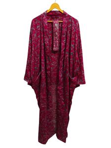 Ankle Length Silk Robe Multi Color Robe Night Wear Robe <b>Indian</b> Vintage Recycled Silk Sari Kimono, - Product Image 6