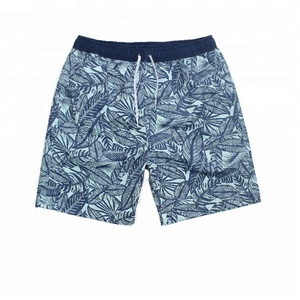 <b>Men's</b> 100% Cotton Knitted Weave Beach <b>Shorts</b> Breathable Mid Waist Solid Pattern Drawstring Reasonable Price for Adults Size - Product Image 1