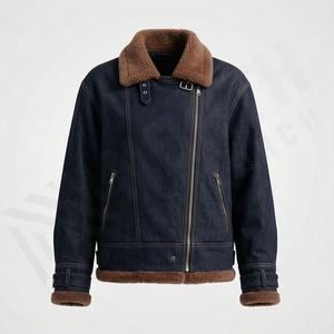 Veste en jean streetwear oversize à épaules tombantes pour femme, dernière tendance, couleur ajustable, veste en jean à blocs de couleur, vêtement d'extérieur élégant, couleur personnalisée - Product Image 1