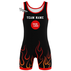 Haute qualité hommes sans manches athlétique corps costume Durable Stretch sport uniforme pour la lutte et d'autres Sports - Product Image 6