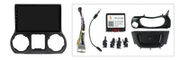 NaviFly - Sistema de Audio para Automóvil con Pantalla Táctil QLED Android 13, Car Play de 10 Pulgadas para Jeep Wrangler 2011-2014 2016 con Radio AUTO