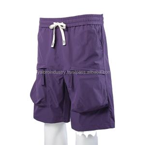 Pantalones cortos Cargo Retro de verano para hombre con decoración de patrón, pantalones cortos informales para correr con múltiples bolsillos, ropa de cintura elástica - Product Image 6