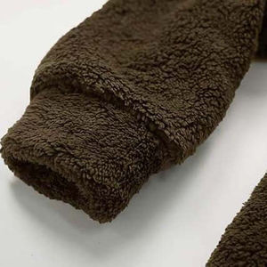 New Arrivals Winter Soft <b>Sherpa</b> Zip Polar <b>Fleece</b> Loose Casual Street Wear Custom logo for Sale Polar <b>Fleece</b> Jackets for <b>Men</b> - Product Image 5