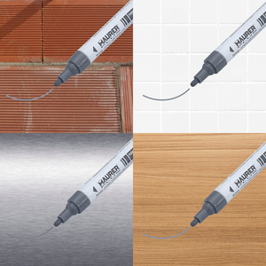 Pennarello Professionale per Edilizia, Vernice Permanente Argento - Product Image 3