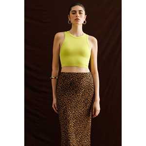 Jupe mi-longue à imprimé léopard - Product Image 2