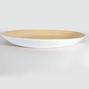 Assiette en bambou enroulée en laque verte assiettes naturelles artisanales luxueuses pour la décoration de la salle à manger - Product Image 5