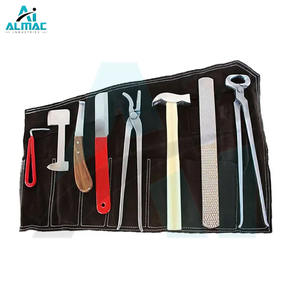 ALMAC Wholesale Prize Horse Farrier Hoof Trimmer Tool Kit Horseshoe Pliers Nipper With Hammer Hoof Cutter Knife Set pour chevaux - Product Image 1