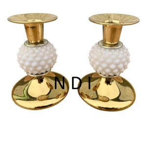 Bougeoir à chauffe-plat au design élégant Home Hotel Decor Décoration de Noël Bougeoir votif en métal avec finition dorée - Product Image 3