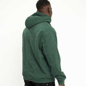 เสื้อฮู้ดผ้าฟลีซผ้าฝ้ายสำหรับผู้ชาย ปรับแต่งได้ สีพื้น สีขาว สีดำ สวมใส่สบาย เหมาะสำหรับฤดูหนาว มีหลายขนาดและหลายสี - Product Image 4