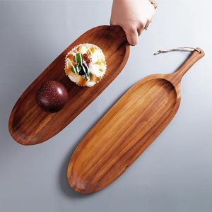Plato personalizado de madera para aperitivos, desayuno, aperitivos, fruta, comida, bandejas para servir, plato de la India - Product Image 5