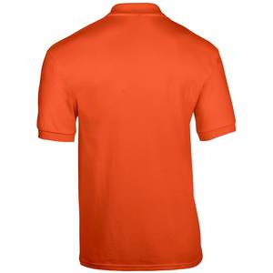 Camiseta Deportiva de Manga Corta Color Naranja Sólido con Logotipo Personalizado OEM de 3 Botones para Polo, Absorbe la Humedad, para Adultos - Product Image 5